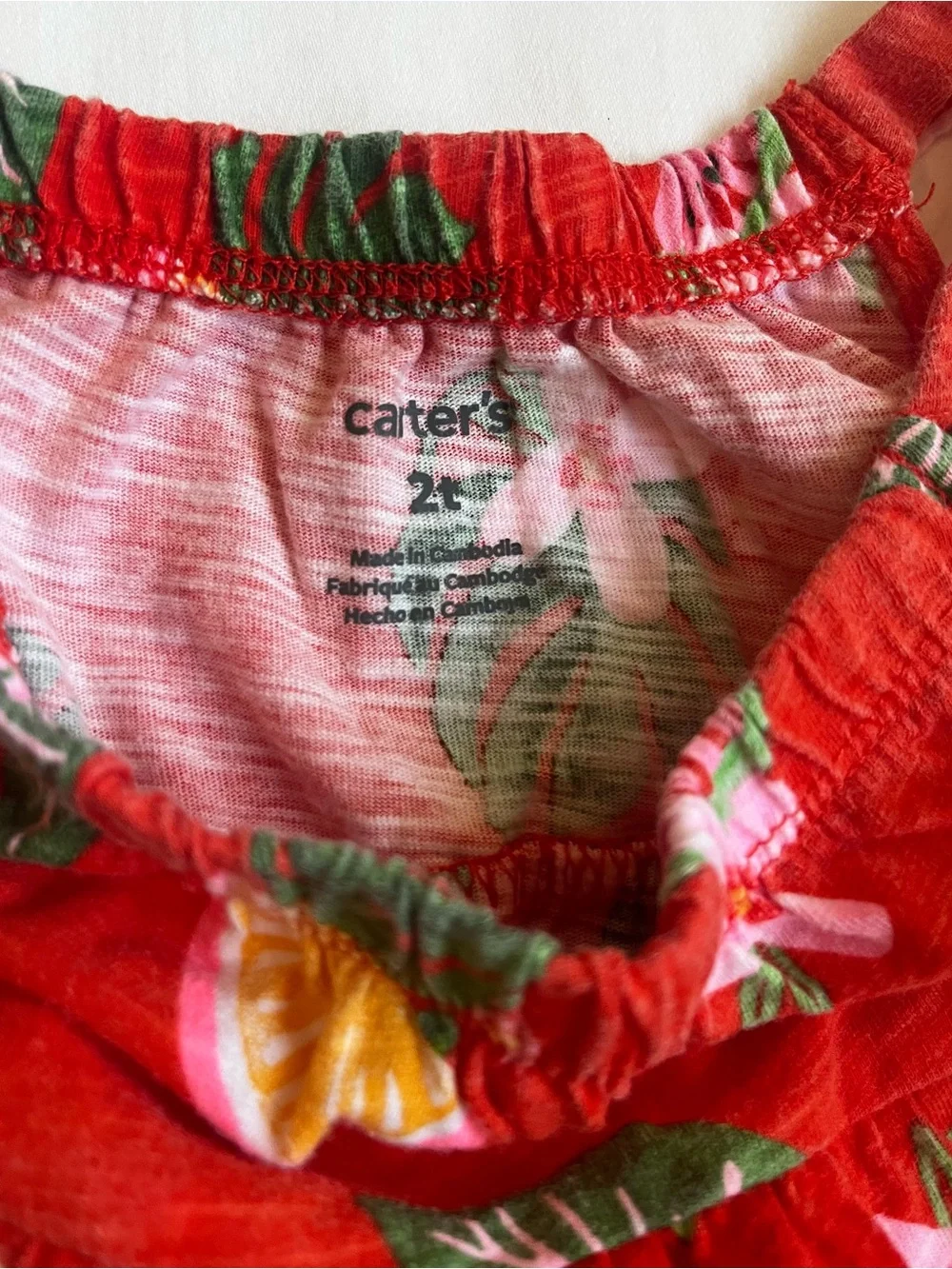 Set of 4 Carter's Toddler Girl's Tank Tops Size 2T